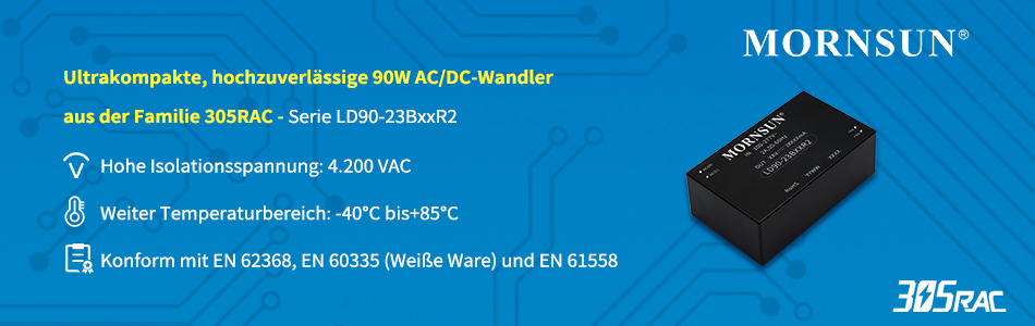 Mornsun neuen Kompakte AC/DC-Wandler LD90-23BxxR2 für Leistungen bis 90W.jpg